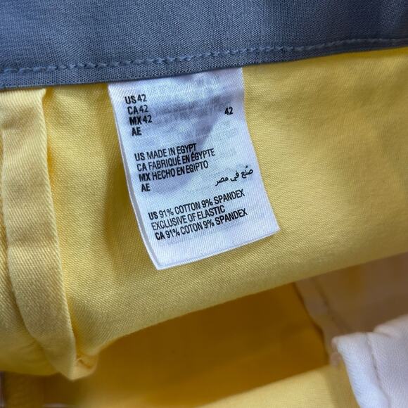 Club Room Men's Classic Fit 9" 4-Way Stretch Chino Shorts Size 42 $55 - Picture 6 of 7